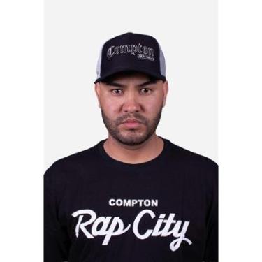 Imagem de Boné Aba Curva Collab Starter X Compton 310 Cinza-Unissex