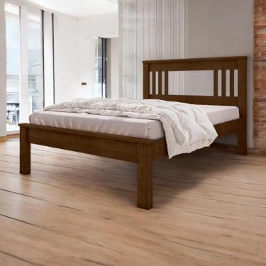 Imagem de Cama Casal Aconchegante E Moderna Sophia Malbec E Off White