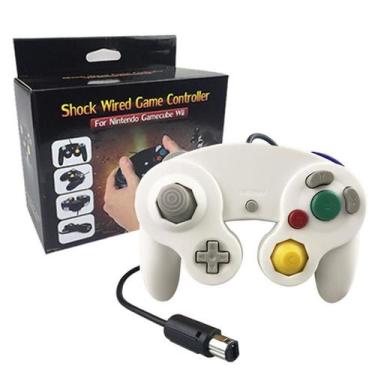 Imagem de Controle Para Game Cube Nintendo Wii/U Switch Computador Branco - Tech