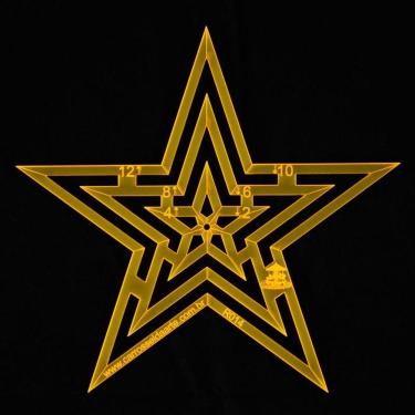Imagem de Régua Para Patchwork Estrela 12cm