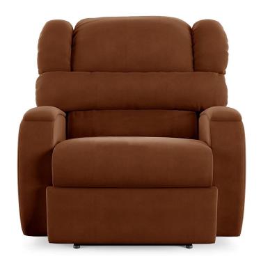 Imagem de Poltrona Do Papai Sala De Cinema Reclinável Manchester Elétrica Veludo Terracota