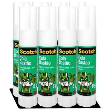 Imagem de Kit com 8 Cola Bastao SCOTCH 8G 3M