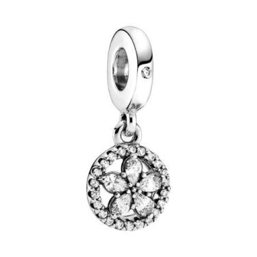 Imagem de Pingente De Floco De Neve E Boneco De Neve Em Prata 925 Para Pulseira 