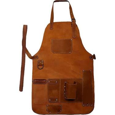 Imagem de Avental resistente a chamas para homens à prova d'água 91x60cm - Yiwei