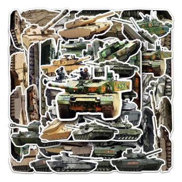 Imagem de Adesivos Military Fans Tank Waterproof Graffiti 50 unidades - Yiweisai