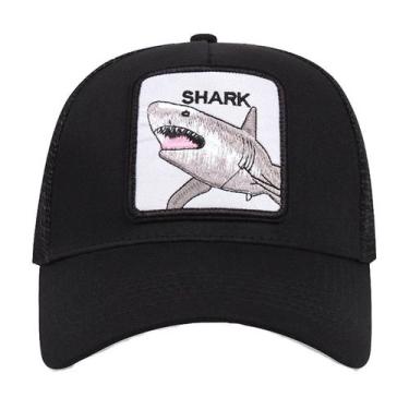 Imagem de Boné de beisebol Anime Shark bordado para adultos - yiweisai