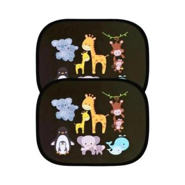 Imagem de Protetor Solar Universal Para Carro, Janela Lateral, Para-brisa E Teto