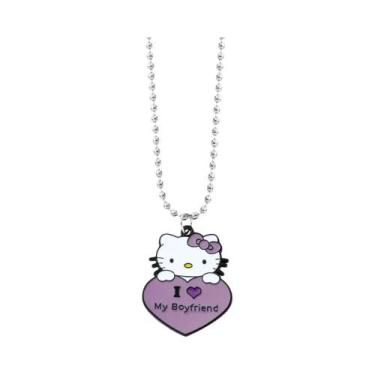 Imagem de Conjunto De Colares Casal Hello Kitty Sanrio, Pingente I Love My Girlf