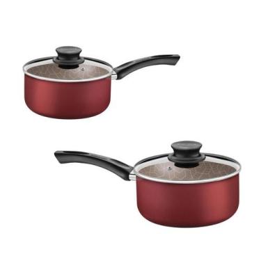 Imagem de Jogo de Panelas Tramontina Paris 2 Peças Vermelho