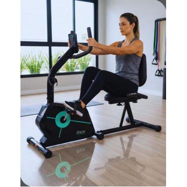 Imagem de Bicicleta Ergométrica Horizontal E29 Acte Sports 8 Níveis Magnética Si