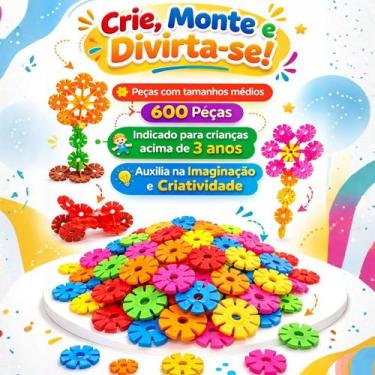 Imagem de Kit 3 Unidades Conekt Plakt Plukt Clikt Plokt Jogo Montar - - Pakitoys