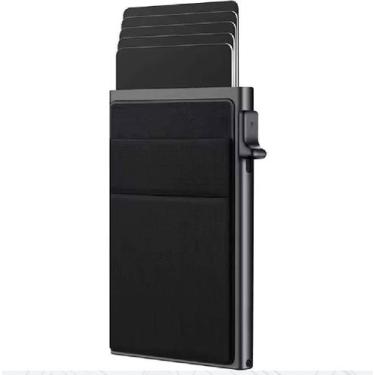 Imagem de Carteira Pequena Compacta Com Proteção Rfid Anti Aproximação e Porta C