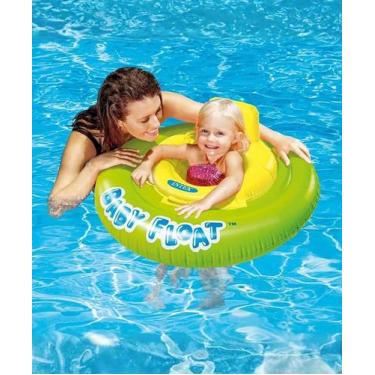 Imagem de Boia Bebê Intex Assento Fralda com Encosto 4 Câmaras Até 15kg 1 a 2 An