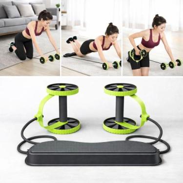 Imagem de Roda Abdominal Revoflex Xtreme Elástico Treino Casa Portátil - Top Rio