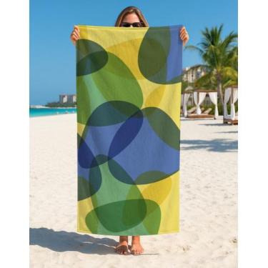 Imagem de Toalha Banho Praia Adulto Estampa Moderna Geométrica - Use Thuco, TB02
