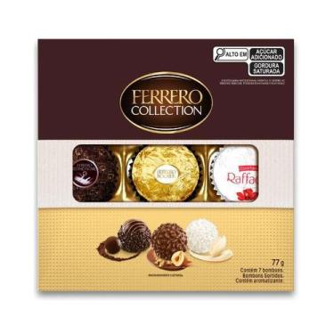 Imagem de Bombom Chocolate Ferrero Rocher Collection Caixa 77g