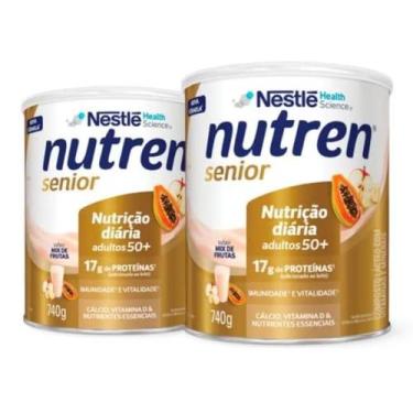 Imagem de Nutren Senior Mix de Frutas - 740g Kit 2 unidades - (Nestle) - Nestlé,