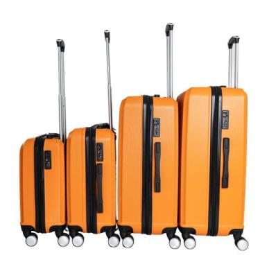 Imagem de Kit De Malas De Viagem 4 Peças Completo Em ABS Com Rodas 360 E Segredo