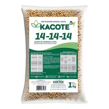Imagem de Adubo Kaktos 14-14-14 Liberação Lenta Granulado 1 Kg 3 Meses - Congrat