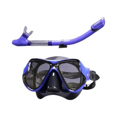 Imagem de Kit de Mergulho com Máscara e Snorkel - Adulto - Silicone Macio, Óculo