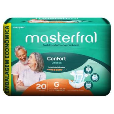 Imagem de Fralda Geriátrica Masterfral Confort Econ G com 20 - EVER GREEN