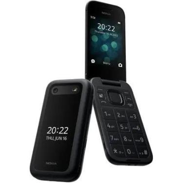 Imagem de Celular Nokia 2660 Flip 4G Dual Chip Tecla Grande Botão SOS Idoso
