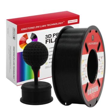 Imagem de PLA Filament 1.75mm, 3D Printer Filament for 3D Printers Accuracy +/- 0.02 mm 1Kg Spool, 1.75mm, Black