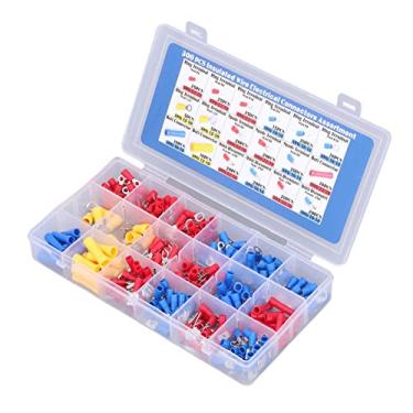 Imagem de Terminais de crimpagem, conector de fio de latão estanhado de 300 peças multifuncional para aplicações domésticas e automotivas