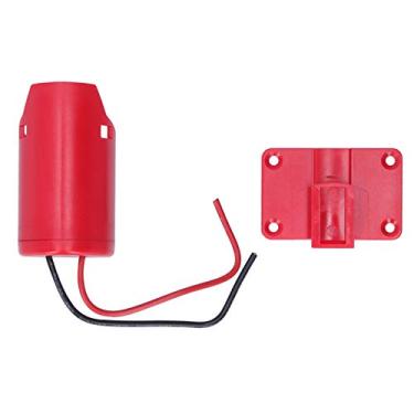 Imagem de Eujgoov Adaptador de montagem de bateria, conector de alimentação, baterias componentes eletrônicos para Milwaukee M12 DIY 2 saídas de fiação