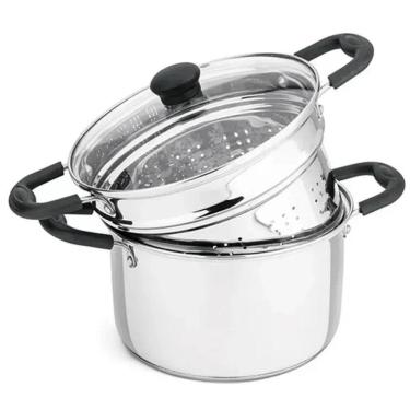 Imagem de Espagueteira Inox 4,4L Fundo Triplo Hercules