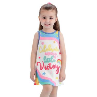 Imagem de Vestido Happiness Colorido Infantil Verão Mon Sucre 024