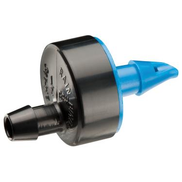 Imagem de Rain Bird BUE05-5S Gotejador/emissor de botão de irrigação por gotejamento, 0,5 (1/2) galão por hora, pacote com 5, preto