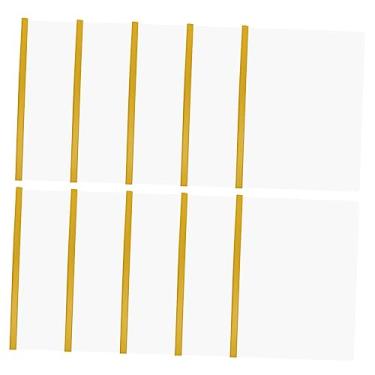 Imagem de GRIRIW 10 Pcs pasta de gaveta clipes de papel de teste braçadeiras de haste a4 para arquivos organizador de arquivos tirante braçadeira de poste Gerente aluna plástico