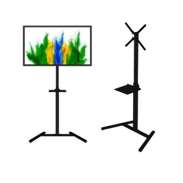 Imagem de Suporte Suportaço Ped-01 De Chão Para Tv/monitor De 14 Até 75 Preto