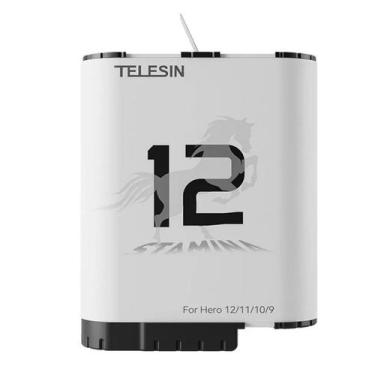 Imagem de Bateria Stamina 1720mAh para Câmeras GoPro 12/11/10/9 - Telesin