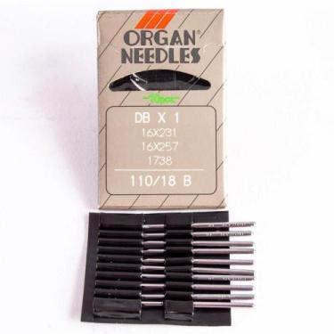 Imagem de Agulha Reta Cabo Fino com 10 DB1 18 B Organ