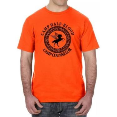 Imagem de Camiseta Camisa Percy Jackson Camp Half Blood - SEMPRENALUTA , Laranja