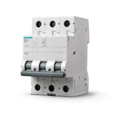 Imagem de Disjuntor Tripolar 50A Curva C 5SL13507MB Siemens