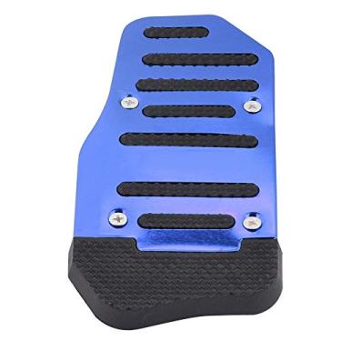 Imagem de Red Alloy Não -Lip Freio e Acelerador Capas de Pedal para Carros Automáticos - Blocos de Alumínio Universal Ajustados para Veículos Em Veículos (Azul)