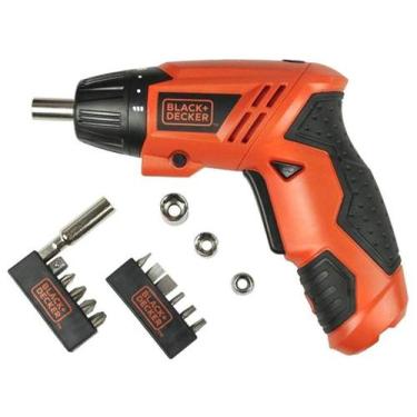 Imagem de Parafusadeira Black&Decker KC4815K a Bateria - 4,8V 1/4 200rpm - Black