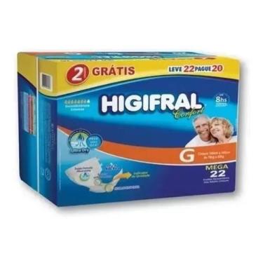 Imagem de Fralda Geriátrica Higifral Confort Mega 1 Pacote Tamanho G