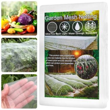 Imagem de Rede de jardim ultrafina, tela de 10 x 6,5 m, barreira de pragas para proteção de jardim, cobertura de fileira, tela de cama elevada, rede mosquiteira, estufa, mosquiteiro, protegendo árvores, plantas