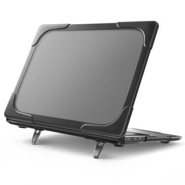 Imagem de FONREST Capa rígida para laptop Microsoft Surface 7 35.1 cm 2024 (modelo: 2036) Capa protetora antiimpressão digital fosca translúcida resistente à prova de choque com borda coberta de TPU, suporte