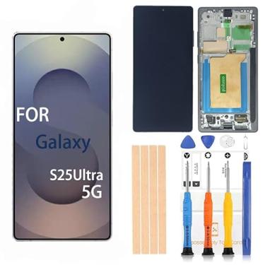 Imagem de Pishzeo Digitalizador LCD super amolado original de 6,9 polegadas para Samsung Galaxy S25Ultra 5G substituição de tela SM-S938U S938U1 S938B/DS Touch Display, conjunto de digitalizador Full HD (versão