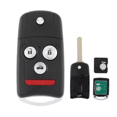 Imagem de ePathChina Substituição De Chaveiro Com Entrada Sem Chave Para Acura Mdx Rdx 2007-2013 Chip Id46, Id Fcc: N5F0602A1A, P/N: 35111-Stx-316, Controle Remoto 313,8 Mhz E 4 Botões