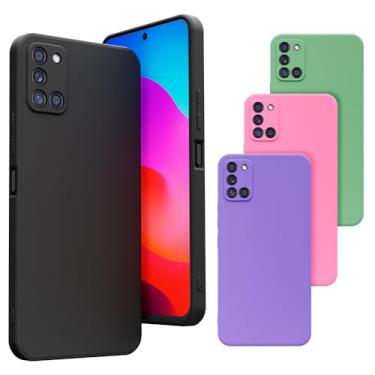 Imagem de Capa Capinha Case Compatível_Samsung Galaxy A31 Silicone Veludo Premium [2ASHOP] (PRETO)