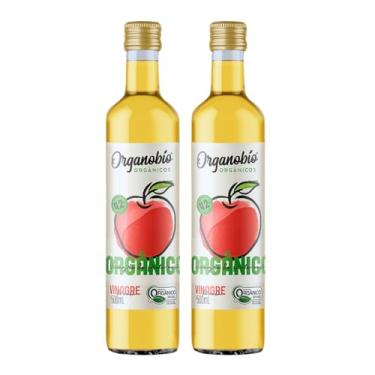 Imagem de Kit 2 Vinagre De Maçã Orgânico Acidez 4,2% Organobío 500ml