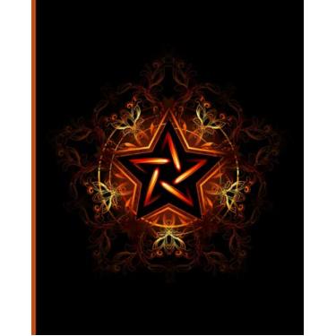 Imagem de Book of Shadows: Grimoire Journal with Guided Pages, Dot Grid pages, Ruled Pages, and Drawing Spaces for Wiccans, Witches, Mages, Druids. Great gift for a Teen Witch | Pentagram in Fire Cover