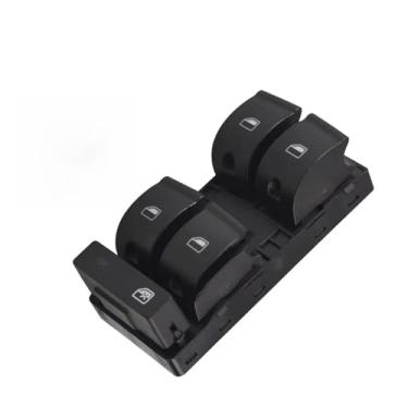 Imagem de Botão do interruptor de controle do vidro para A4, B6 (2000-2004) e B7 (2004-2007) - Interruptor mestre elétrico do vidro - Código 8E0959851B (Interruptor mestre)