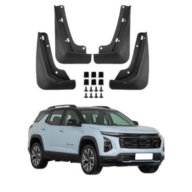 Imagem de Abas de lama para Chevrolet Equinox 2025 2026 (não serve para EV), protetores de respingos de roda e pneu, para-lama para carro, protetor de pneu para todos os climas, protetores contra respingos